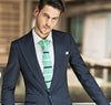 MILD TEXTURE ON THIS SUIT MAKES IT VERY IMPRESSIVE. SINGLE BREASTED FORMAL BLUISH GREY