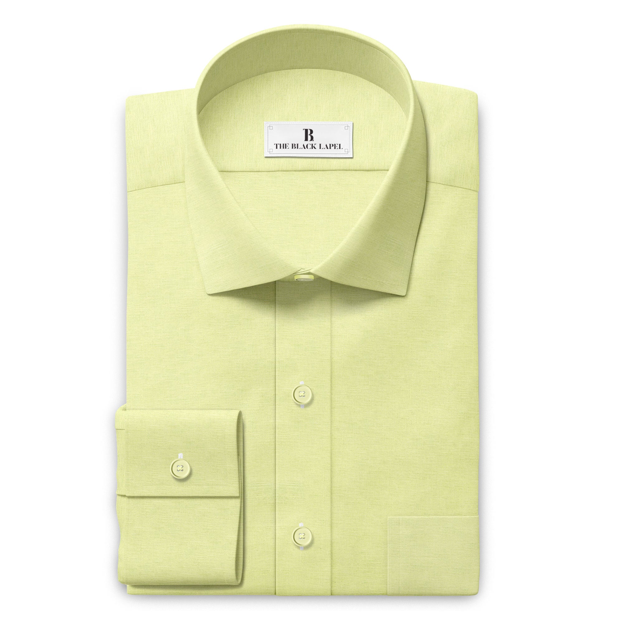 BAMBERG LEMON YELLOW LINEN SHIRT