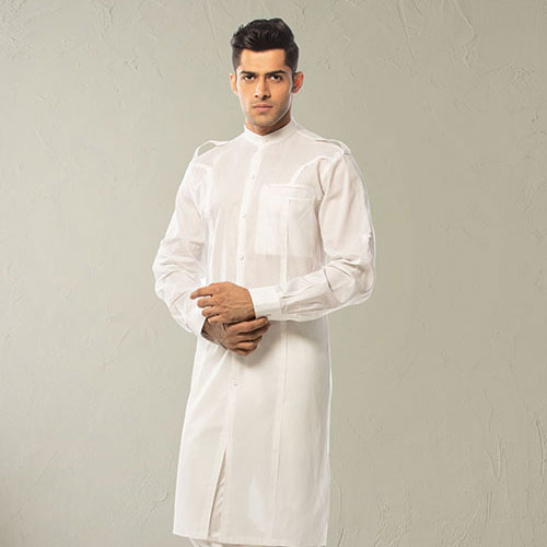 NAPLES WHITE PATHANI LINEN SUIT